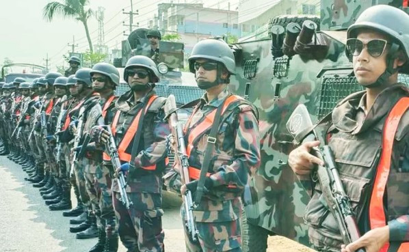দেশে ২৩৫ প্লাটুন বিজিবি মোতায়েন